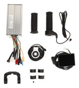 36V 48V 1000W Elektrisk Cykel Kontroller 30A Sinusvåg Dubbelläges Kontroller LCD8S Panel 20X Full Gasreglage för Cykel