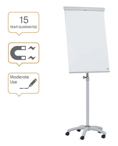 Nobo Essence Mobil Magnetisk Stål Whiteboard Konferensställ
