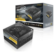 Antec NE1000G M - Nätaggregat (intern) - ATX12V 3.0 - 80 PLUS Gold - AC 100-240 V - 1000 Watt - aktive PFC - EU