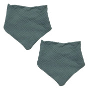 Musslin Haklappar för Bebisar, Mjuka Triangulära Baby Bandana Dregelhaklappar för Pojkar och Flickor, Enfärgade Haklappar för Dreglande och Tandsprickning