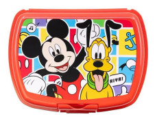 Lunch box - MICKEY - Bättre Tillsammans - Stor storlek - Hållbar plast - Utan BPA
