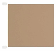 Vertikal markis Taupe 60x1200 cm Oxford tyg