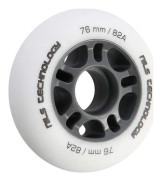 NILS Extreme PU 76x24 82A WHITE MATTE WHEELS (4 st) NILS EXTREME