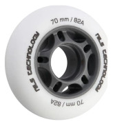 NILS Extreme PU 70x24 82A WHITE MATTE WHEELS (4 st) NILS EXTREME
