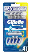 Gillette Engångshyvel Sensor 3 4-pack