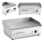 Elgrill, slät grillplatta, 530 x 350 mm, 3000 W