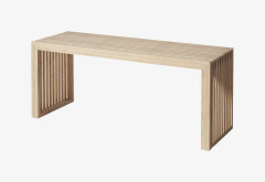Cinas Rib Bänk Bambu 104cm