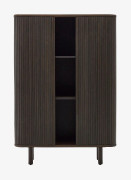 Kave Home - Skåp Mailen 110 x 140 cm - Svart - Skåp - Från Homeroom