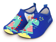Barnskor för stranden, sportskor, badskor, dykskor, storlek 24 (Dinosaur Blue)
