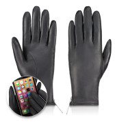 GLD-BG-3 S Damhandskar BLACK ROSE iTOUCH