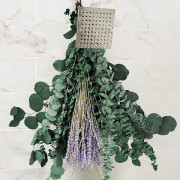 12 st Blandat Torkat Eukalyptus Knippe - 40 cm Konserverade Eukalyptusgrenar Stjälkar Äkta Eukalyptusblad för Blomsterarrangemang Bröllop Brudbuketter