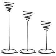 3 Metall Spiral Luftväxt Hållare Tillandsia Ställ