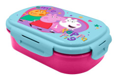 Peppa Pig Smiley matlåda med bestickset