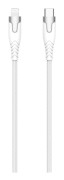 GEAR Kevlarkabel PRO USB-C till Lightning 1,5 m Kevlarkabel med metallhölje Vit