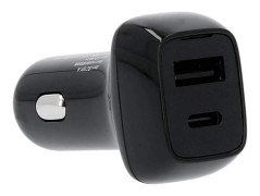 GEAR Charger 12/24V 1xUSB-C + 1xUSB-A PD 20-32W + 2,4A Black