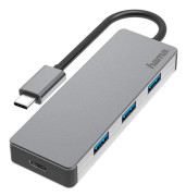 HAMA Hub USB-C 4x Portar 10 Gbit/s