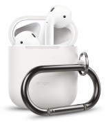ELAGO Skyddsväska för Airpod med Hängare Vit