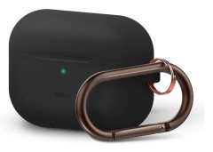 ELAGO Skyddsväska för Airpod Pro med Hängare Svart