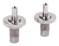2x Gitarr Stall Bro Dubbar Justerbara Silver för LP SG Elgitarr