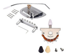 Gitarr Tremolo Stall + 1 Set 5-vägs Pickupväljare för Gitarrdelar