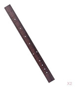 2x Rosenträ 21 Band 51 cm Gitarrhals Greppbräda för Cigar Box Gitarr DIY Del