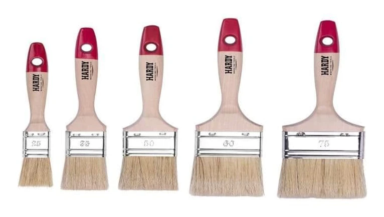 Set med platta penslar Hardy serie 36, 5-pack