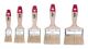 Set med platta penslar Hardy serie 36, 5-pack