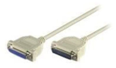 Seriell / parallellkabel - MicroConnect - DB-25 (M) - DB-25 (F) - 2 m