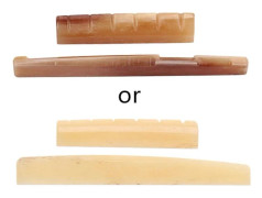 2 st/set Ben Gitarrstall Sadel och Mutter för Akustisk Folkgitarr