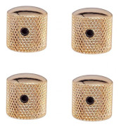 4 Stycken Gitarr/Bas Volym Tonkontroll Knoppar Knappar Gyllene