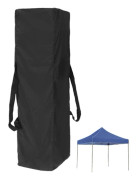 Vikbar Förvaringsväska för Trädgårdspaviljong, 140x35cm, 210D Transportöverdrag för Gazebo & Tält