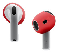 Silikon Skal för Apple AirPods (4. gen.) Öronproppar - Röd