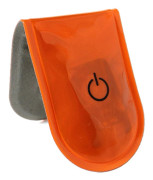 LED Ljus Magnetiskt Clips Säkerhet Löpning Natt Camping Aktiviteter - Orange Orange