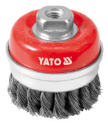 Yato YT-4768, Förberedningsborste, 11000 RPM, 7,5 cm, Röd, Rostfritt stål