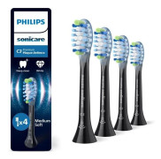 Philips Sonicare Premium Plaque Defence Brush Heads Black 4pcs