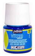 Glasfärg - PEBEO - V160 - 45 ml - Glänsande effekt - Färg Cyan Cyan