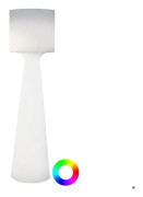 Golvlampa utomhus 170 MOOVERE 170cm Utomhus vitt ljus uppladdningsbart batteri led/rgb