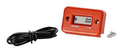 Digital induktiv timräknare, marin loggtrimmer inverter marin motorcykel underhåll timräknare (röd)