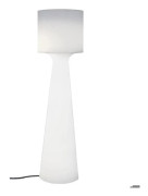 Golvlampa utomhus - NEWGARDEN - MOOVERE 170cm - LED - Vit - Polyeten