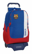 Skolväska med hjul F.C. Barcelona 23/24 Rödbrun 32 x 44 x 16 cm
