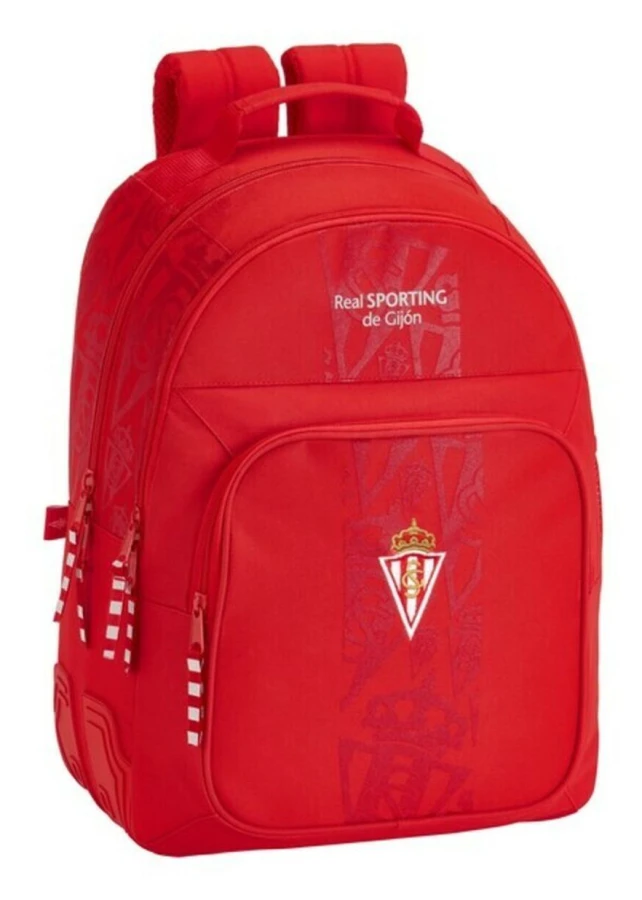 Skolryggsäck Real Sporting de Gijón Röd