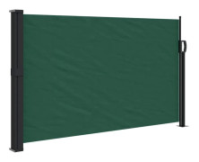 Indragbar sidomarkis mörkgrön 120x500 cm