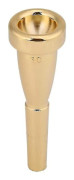 Trumpetmunstycke, Mässingsmunstycke för Trumpet för Instrument i Storlek 3c (guld)