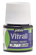 Målarfärg Glasfönster - Pébéo - Djupblå - 45ml - Transparent - Blanks Transparent djupblå