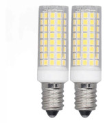 2 st LED-majslampa E14 10W Dimbar Energisparande 102LEDs Ljuskälla AC 100‑120V