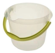 OKT 2053684 Phenix hink med pip 5 l i transparent, plast, 24 x 24 x 28 cm