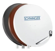 Schwaiger SPI996.1 Parabolantenn 80 cm Reflektormaterial: Stål Antracit
