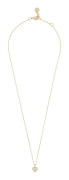 Snö Of Sweden Nisi Heart Pendant Necklace Gold 42cm