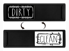 Diskmaskinsmagnet Ren Smutsig Skylt, Stark Magnet Ren Smutsig Magnet för Diskmaskin, Stor Text Lättläst Repfri Magnetisk Indikator Kök De