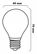 Eco-lampa med insats G9 E27 G45 28W